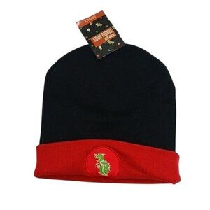 Nintendo Bowser Hat Beanie Knit Embroidered Retro 90s Super Mario Bros
